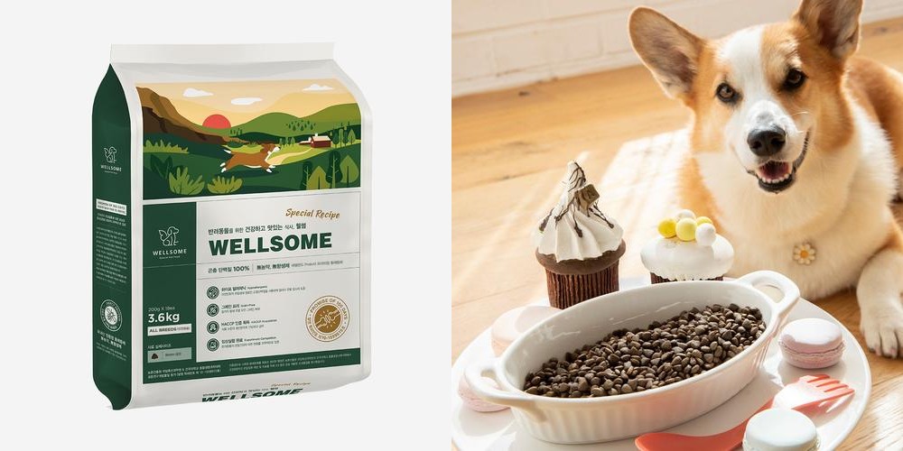 웰썸 그레인프리 강아지 인섹트 관절 곤충사료 관절건강, 3.6kg, 1개