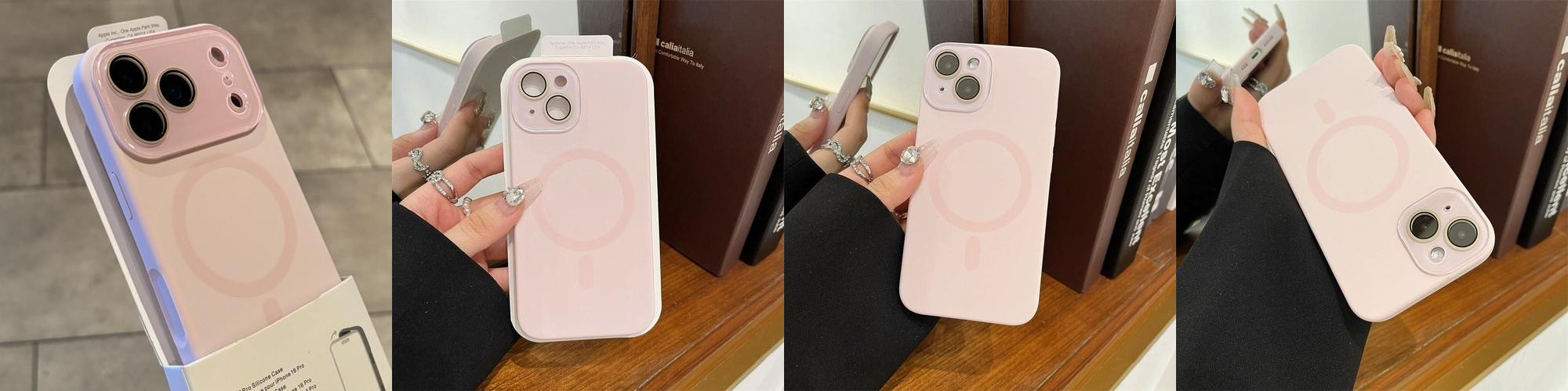 액상실리콘 카메라보호 맥세이프 케이스 멜란지핑크, 아이폰17 프로 액상실리콘 카메라보호 맥세이프 케이스 멜란지핑크, 아이폰17 프로