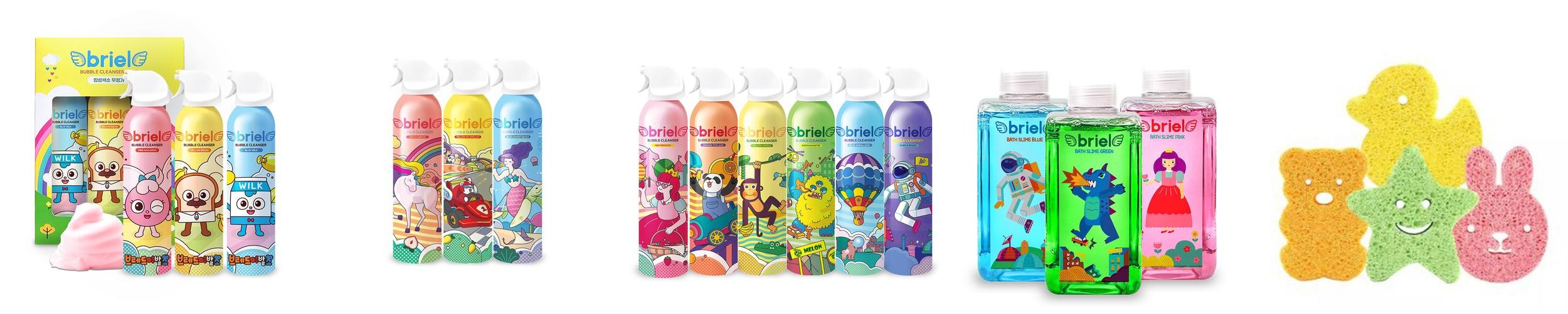 브리엘 유아 브레드이발소 버블클렌저 3종 세트 브리엘 유아 브레드이발소 버블클렌저 3종 세트