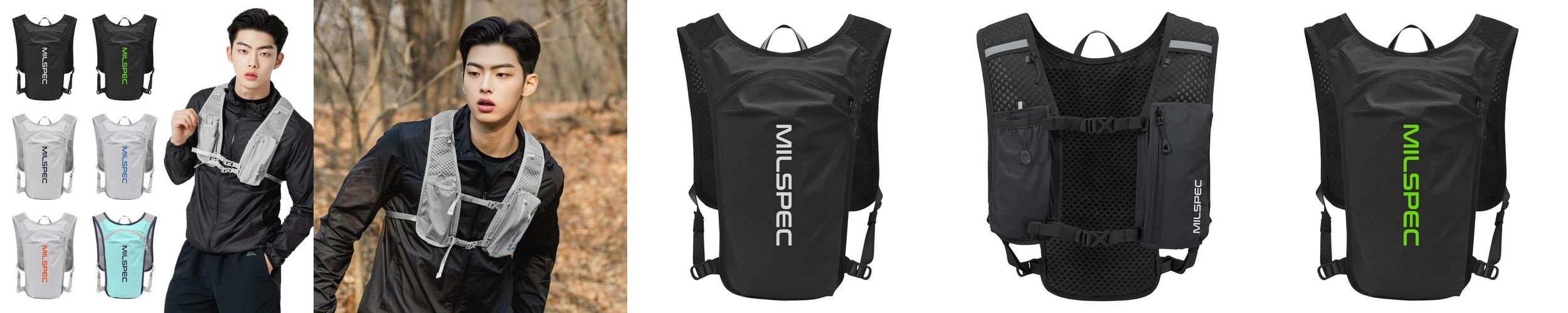 밀스펙 코어 트레일러닝 베스트 경량 트레일 러닝 등산 마라톤 런닝 스포츠 조끼 백팩 배낭 밀스펙 코어 트레일러닝 베스트 경량 트레일 러닝 등산 마라톤 런닝 스포츠 조끼 백팩 배낭