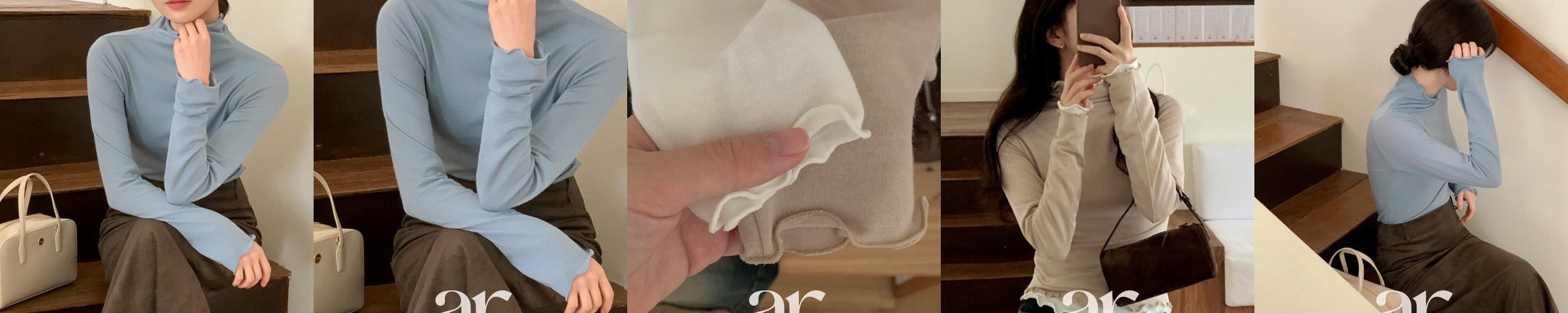 물결 폴라 티셔츠 ts4753 물결 폴라 티셔츠 ts4753