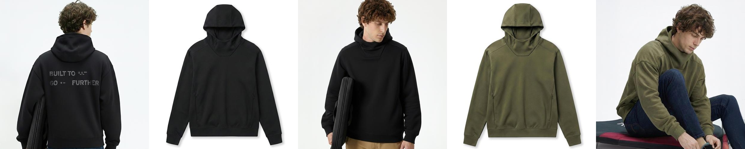 UAG 풀오버 하이넥 후디