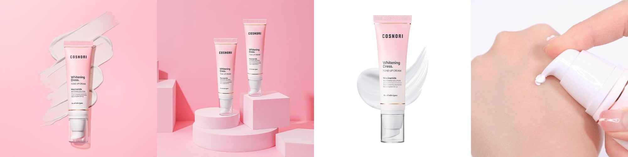 코스노리 화이트닝 드레스 톤업크림 50ml, 1개 코스노리 화이트닝 드레스 톤업크림 50ml, 1개