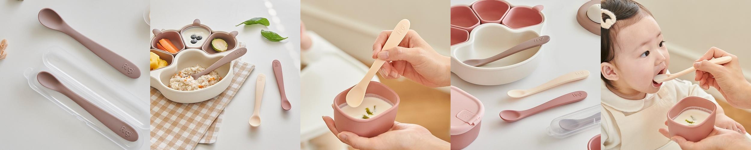 퍼기 자기주도 유아 이유식 안심 실리콘 스푼 1호 토프브라운 (케이스 포함) 퍼기 자기주도 유아 이유식 안심 실리콘 스푼 1호 토프브라운 (케이스 포함)