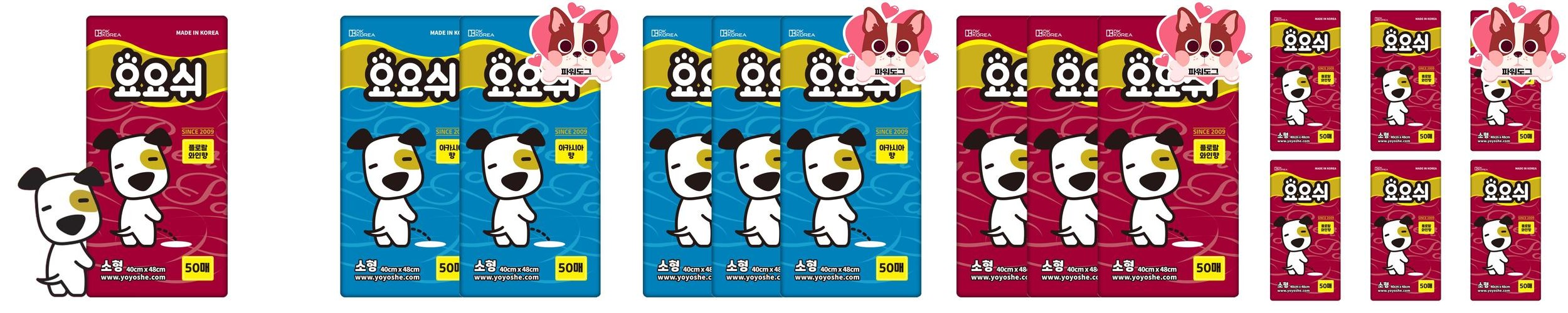 요요쉬 패드 소형 강아지 배변패드 50매 플로랄와인향 요요쉬 패드 소형 강아지 배변패드 50매 플로랄와인향