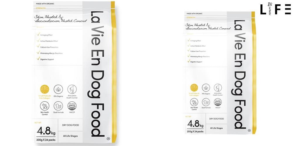 라비앙독 강아지 사료 가수분해 피부 눈물 알러지 개 애견 연어와오리, 4.8kg, 1개 라비앙독 강아지 사료 가수분해 피부 눈물 알러지 개 애견 연어와오리, 4.8kg, 1개