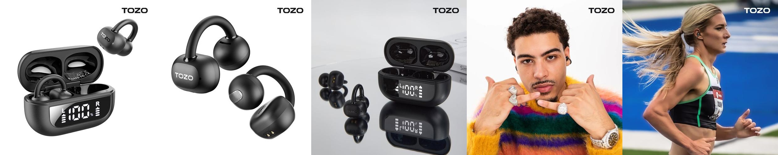 TOZO 오픈라임 AI 이어링 오픈형 블루투스 무선 이어폰 러닝 귀걸이 귀찌 T13064 TOZO 오픈라임 AI 이어링 오픈형 블루투스 무선 이어폰 러닝 귀걸이 귀찌 T13064