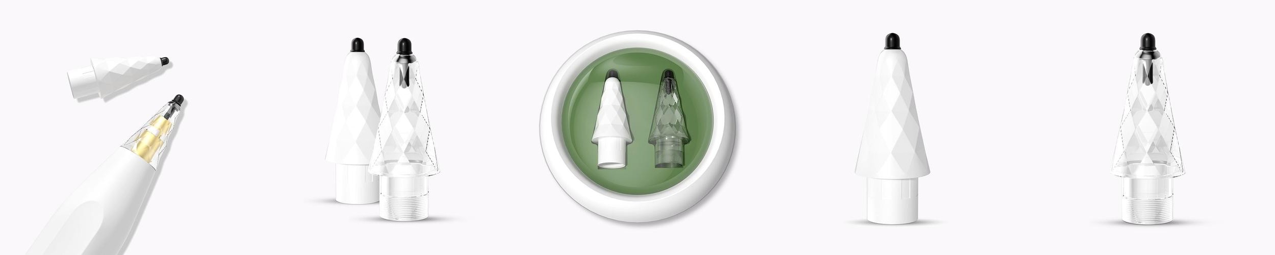 지니비 사각사각 흑탄 펜촉 2개입, 연필질감 아이패드 애플펜슬 프로 2세대 1세대 호환 지니비 사각사각 흑탄 펜촉 2개입, 연필질감 아이패드 애플펜슬 프로 2세대 1세대 호환