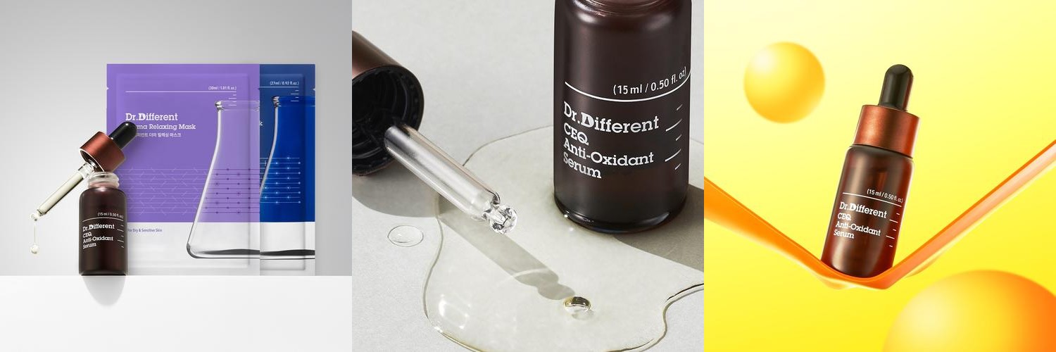 닥터디퍼런트 CEQ 안티옥시던트 항산화 세럼 15ml+ 더마 진정 마스크 2매 닥터디퍼런트 CEQ 안티옥시던트 항산화 세럼 15ml+ 더마 진정 마스크 2매