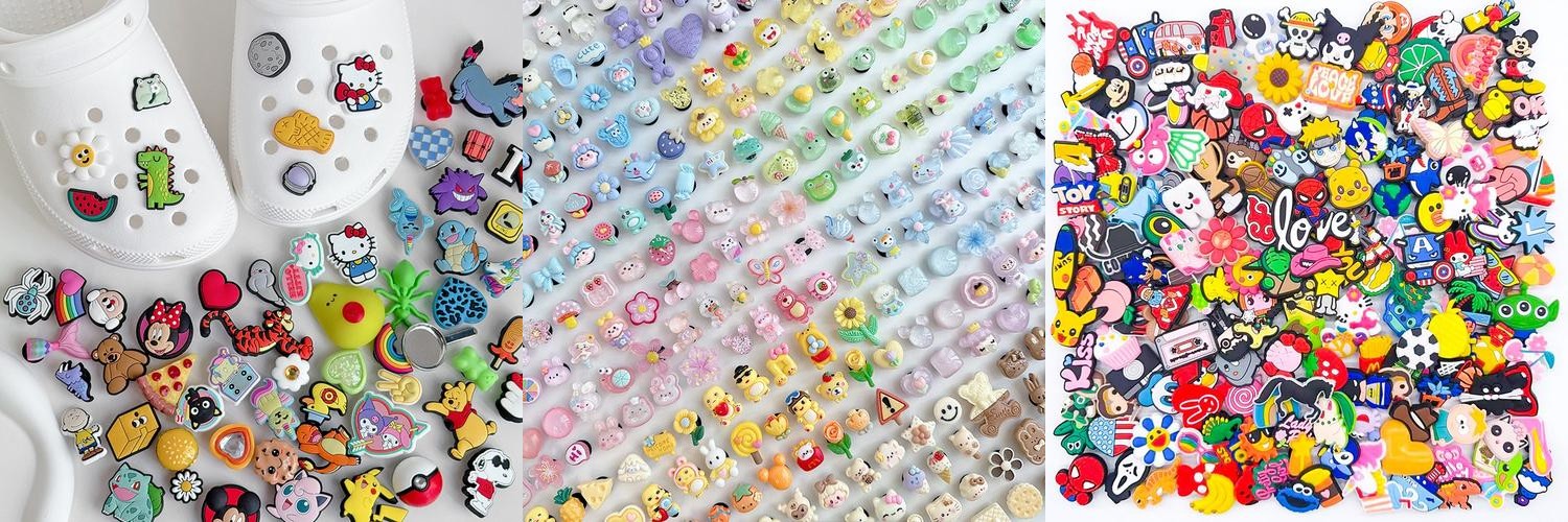 크록스 지비츠 세트 랜덤 50/100개 대용량 실내화 장식