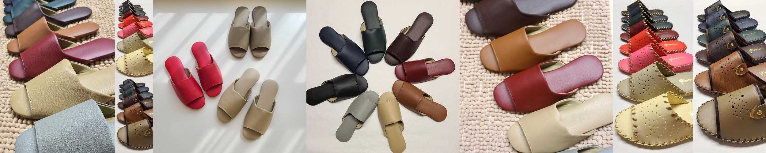 가죽 실내화 거실 실내 슬리퍼 여성 호텔 레자 고급 거실화