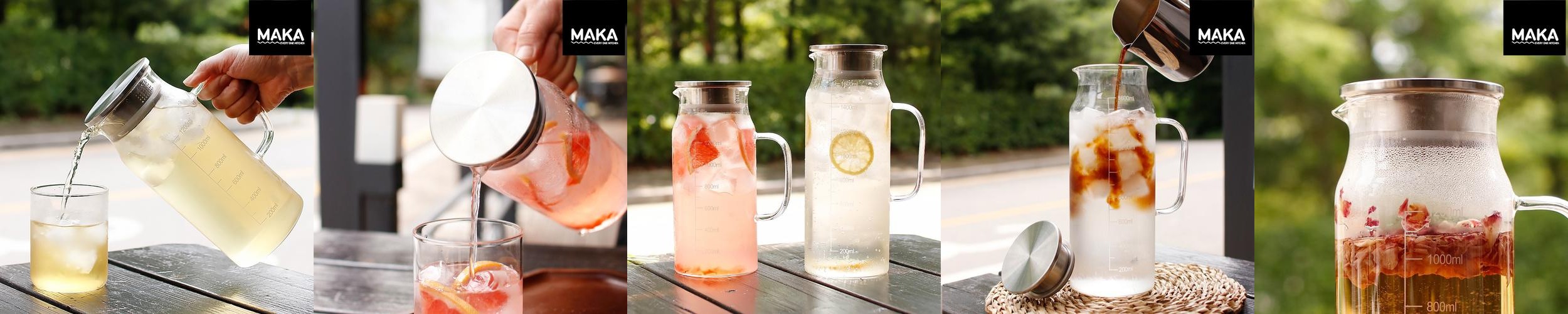 세척편한 내열유리 물병 냉장고 물통 보틀 1200ml 세척편한 내열유리 물병 냉장고 물통 보틀 1200ml