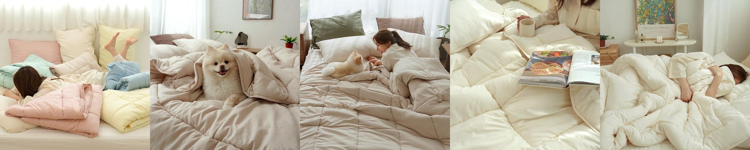 폭신폭신 먼지없는 마이크로 간절기 차렵이불 모두의이불 SS