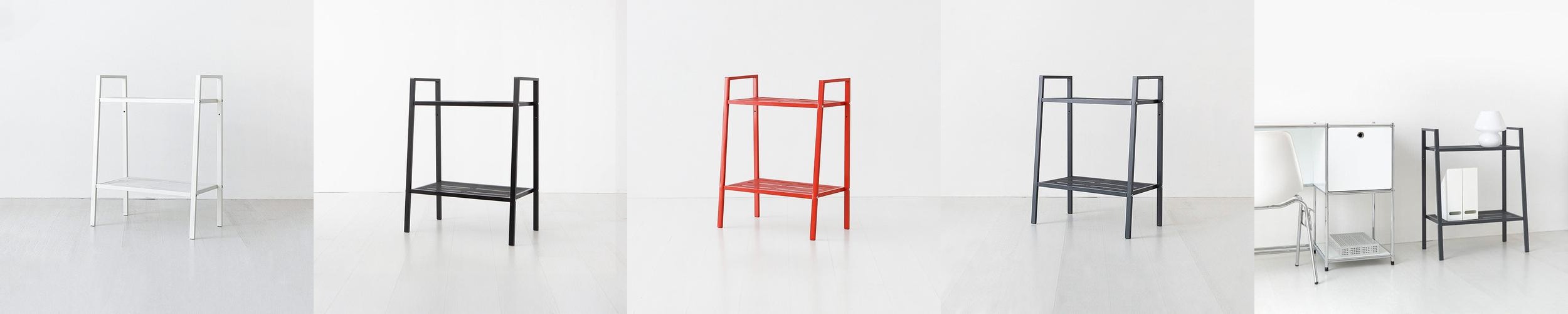 레이터 선반 600 넓은 2단 600x350x785mm, 2단, 화이트 9091.6802