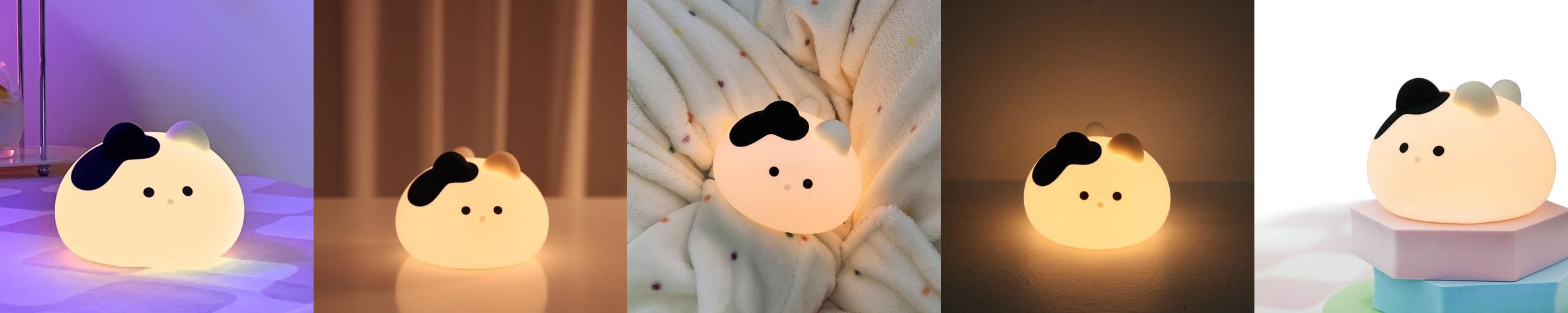 어리롭다 말랑냥냥 LED 고양이 무드등 침실등 수면등