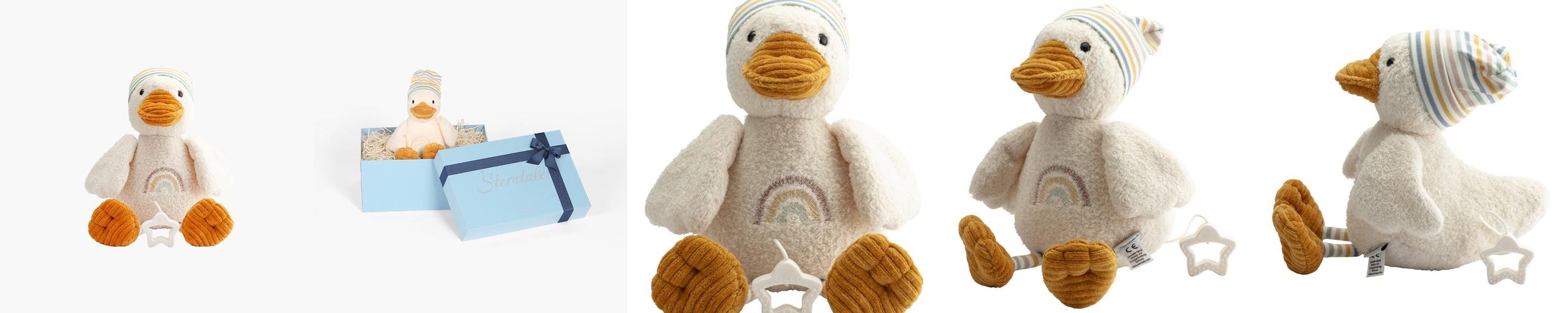 독일 슈테른탈러 오리인형 에다 오르골 애착인형 L 신생아 아기 출산 선물 독일 슈테른탈러 오리인형 에다 오르골 애착인형 L 신생아 아기 출산 선물