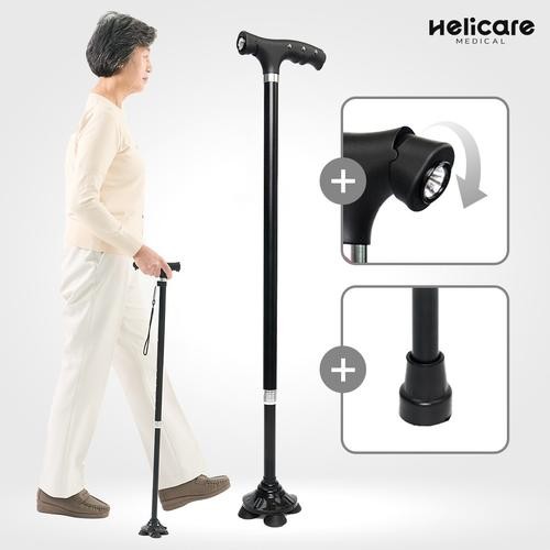 경량 어르신 노인 지팡이 네발 4발 할머니 환자용 고급형 경량 어르신 노인 지팡이 네발 4발 할머니 환자용 고급형