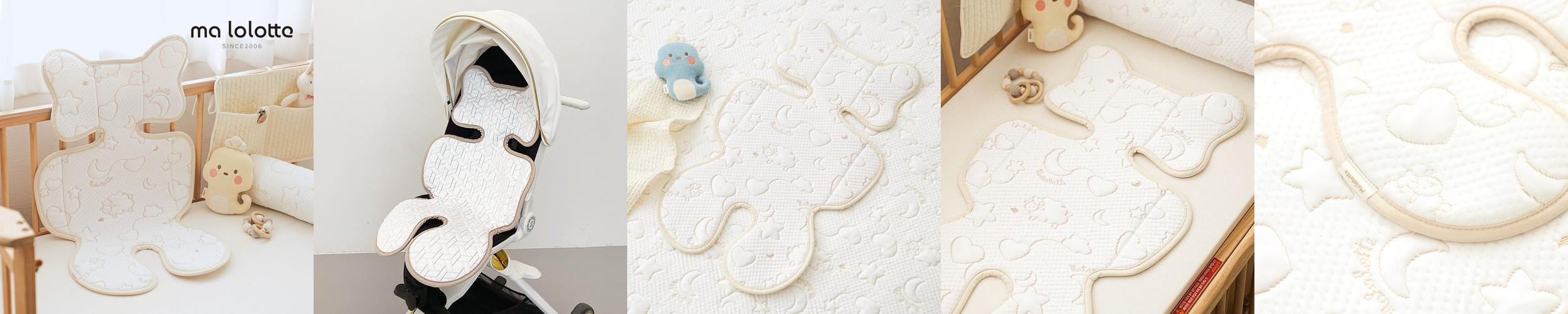 마롤로뜨 냉감 듀라론 유모차 라이너 쿨링 카시트 쿨시트 신생아 여름 쿠션패드 크리미드림