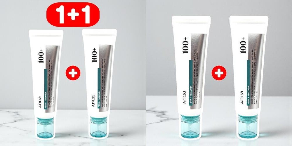 아누아 피디알엔 PDRN 히알루론산 100 수분 크림 60ml+60ml 아누아 피디알엔 PDRN 히알루론산 100 수분 크림 60ml+60ml