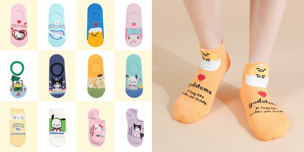 삭피엔스 산리오 시나모롤 쿠로미 마이멜로디 헬로키티 패션 캐주얼 페이크삭스 덧신 발목 캐릭터 양말 기획전 삭피엔스 산리오 시나모롤 쿠로미 마이멜로디 헬로키티 패션 캐주얼 페이크삭스 덧신 발목 캐릭터 양말 기획전
