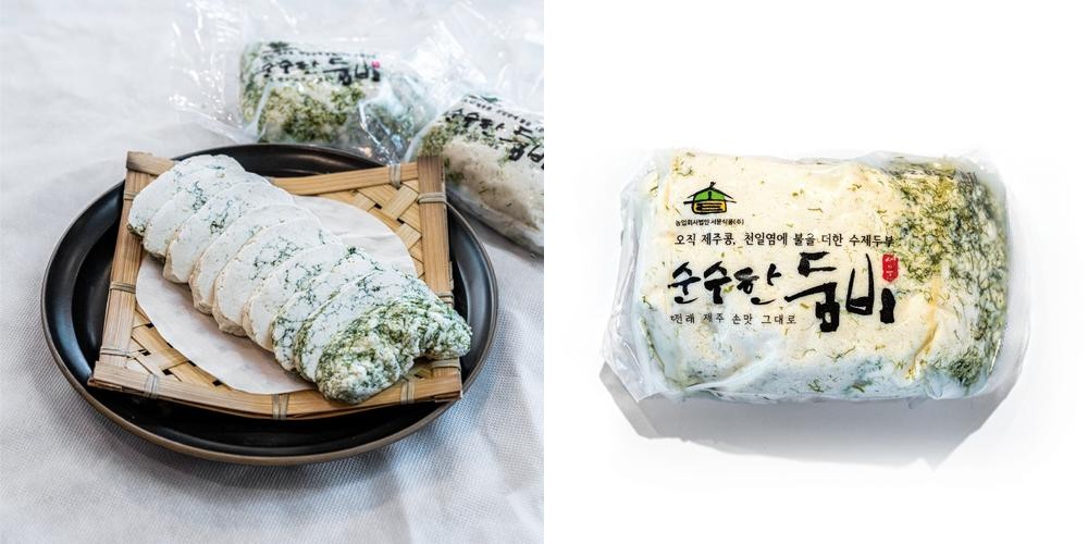 오직 제주콩으로만든 수제 매생이 주먹두부 320g 오직 제주콩으로만든 수제 매생이 주먹두부 320g