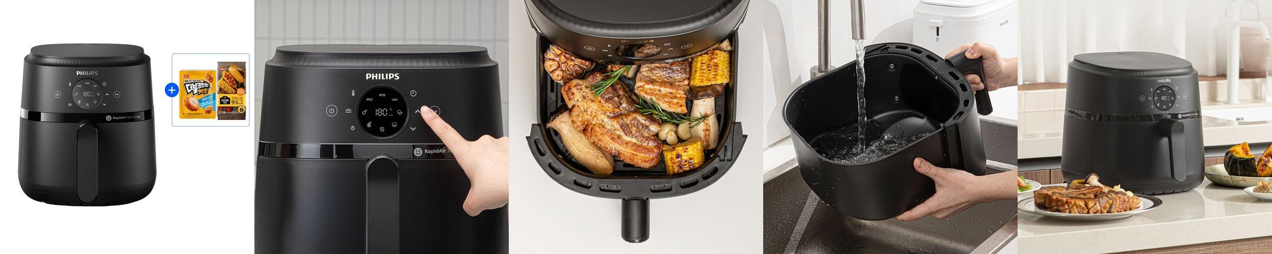 필립스 2000시리즈 에어프라이어 4.2L NA229/00 + 동원 치킨&핫도그 증정 필립스 2000시리즈 에어프라이어 4.2L NA229/00 + 동원 치킨&핫도그 증정