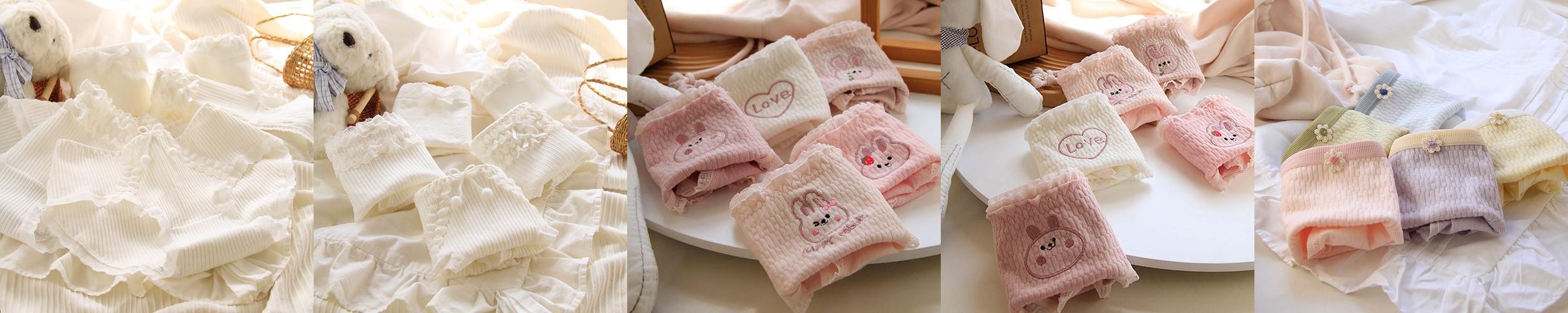 여성면팬티 세트 5종 편한 순면 요일 노라인 팬티