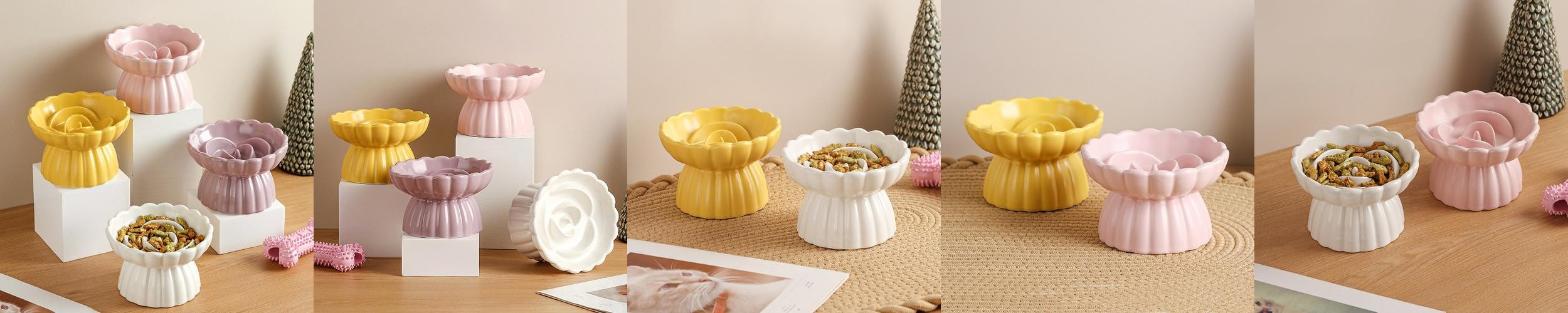 강아지 슬로우 식기 고양이 밥그릇 급체 방지 식탁 도자기 강아지 슬로우 식기 고양이 밥그릇 급체 방지 식탁 도자기