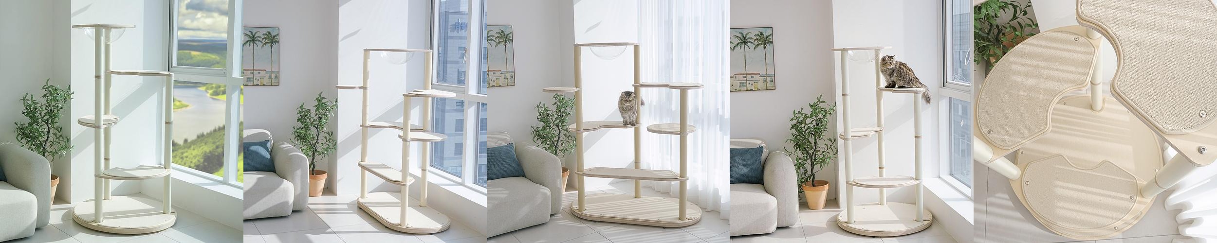 가또블랑코 아이언 루나 대형 캣타워 서클타입 아크릴해먹 아이보리 가또블랑코 아이언 루나 대형 캣타워 서클타입 아크릴해먹 아이보리