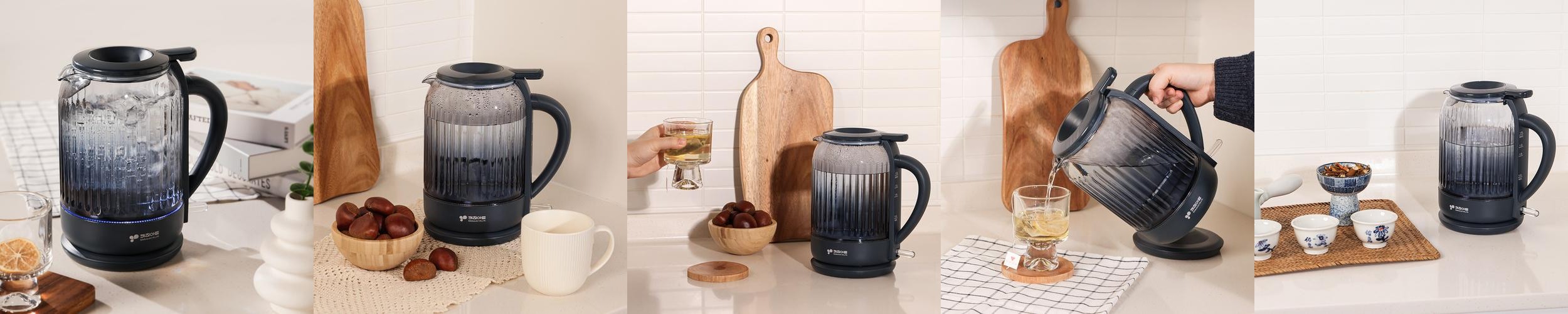 키친아트 유리 전기포트 무선포트 티 커피 글라스 전기주전자 예쁜 키친아트 유리 전기포트 무선포트 티 커피 글라스 전기주전자 예쁜