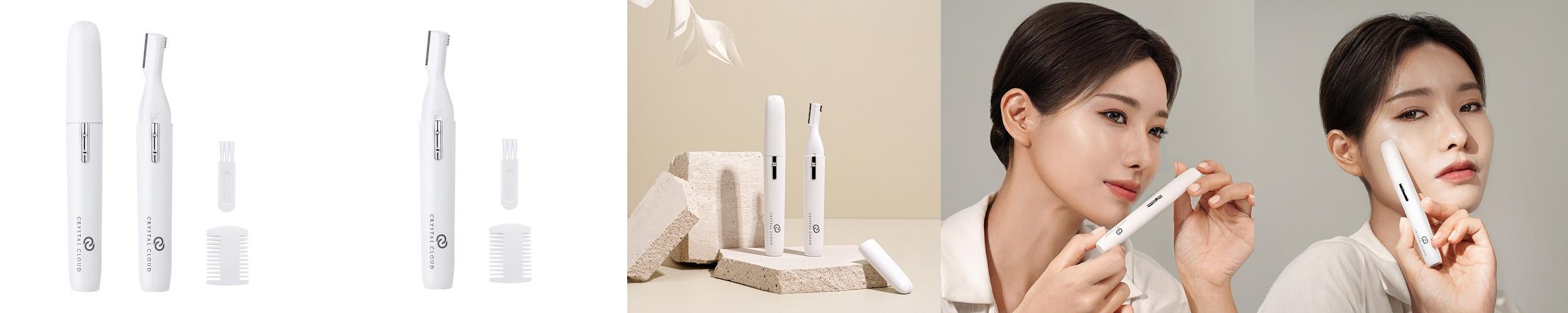 크리스탈클라우드 전동 눈썹 정리기 바리깡 눈썹칼 제모기 잔털 다듬기 면도기 솜털정리 CC-609 크리스탈클라우드 전동 눈썹 정리기 바리깡 눈썹칼 제모기 잔털 다듬기 면도기 솜털정리 CC-609
