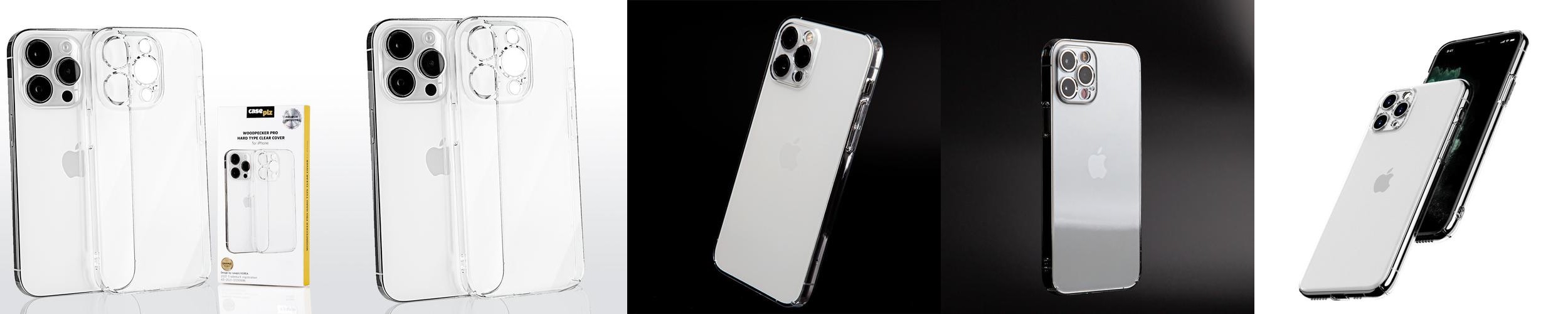 아이폰투명케이스 변색없는슬림하드 렌즈풀커버케이스 투명, 아이폰14 프로