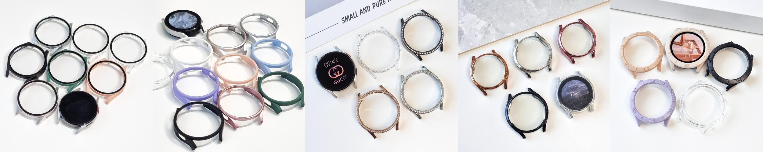 갤럭시 워치5 갤럭시워치4 풀커버 케이스 강화유리