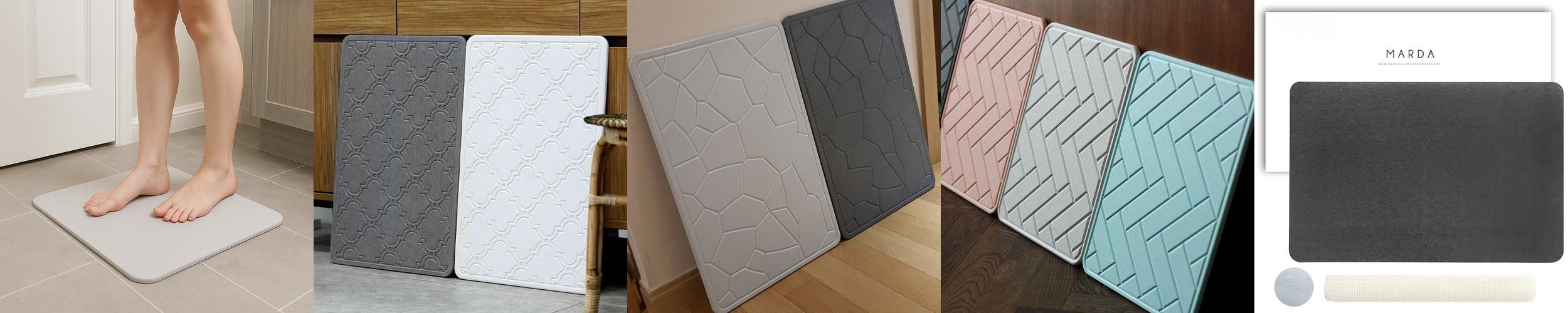 MARDA 마르다 3D 규조토 발매트 모던 M 화장실 매트 욕실 주방 발판매트 MARDA 마르다 3D 규조토 발매트 모던 M 화장실 매트 욕실 주방 발판매트