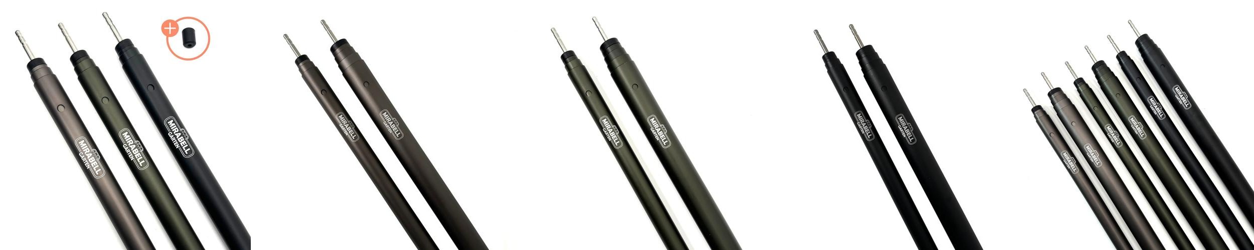 미라벨가든 슬라이드 캠핑 타프 텐트 폴대 원형 높이조절 슬라이딩 사이드폴 220