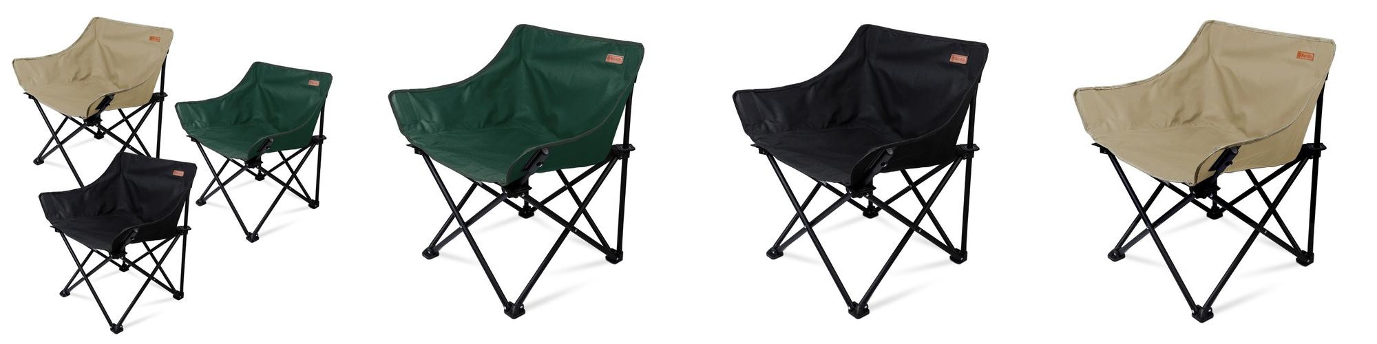 카르닉 폴딩 접이식 휴대용 감성 피크닉 캠핑의자 1+1