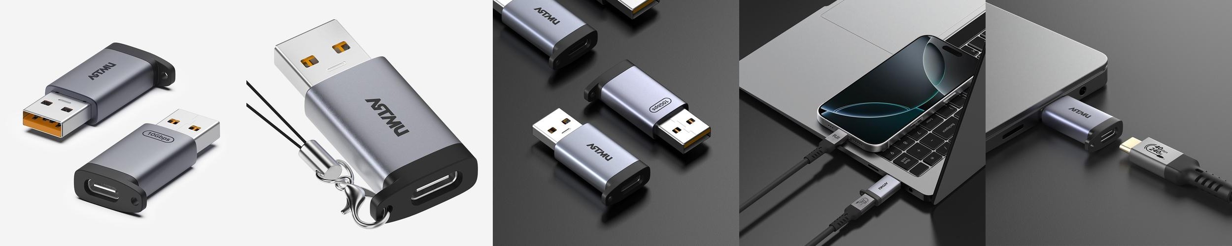 USB-A to C타입 10Gbps 양방향 변환 젠더 USB-A to C타입 10Gbps 양방향 변환 젠더