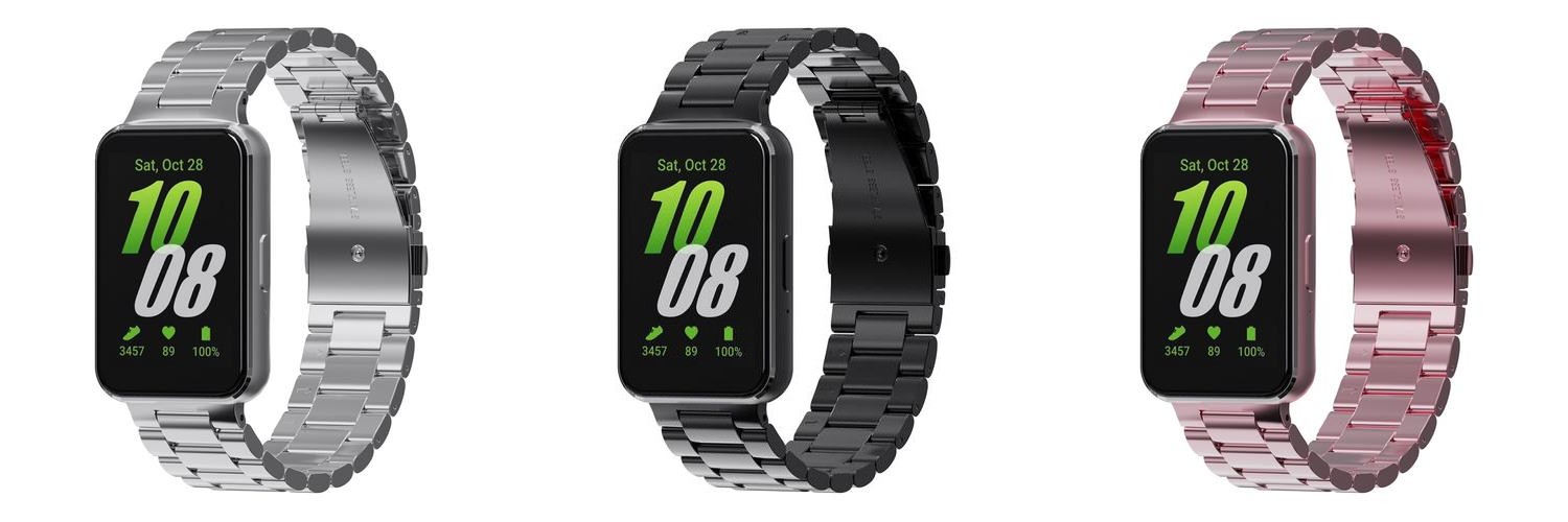 갤럭시 워치 스트랩 메탈 시계줄 밴드 클래식 갤럭시핏3, 실버 갤럭시 워치 스트랩 메탈 시계줄 밴드 클래식 갤럭시핏3, 실버