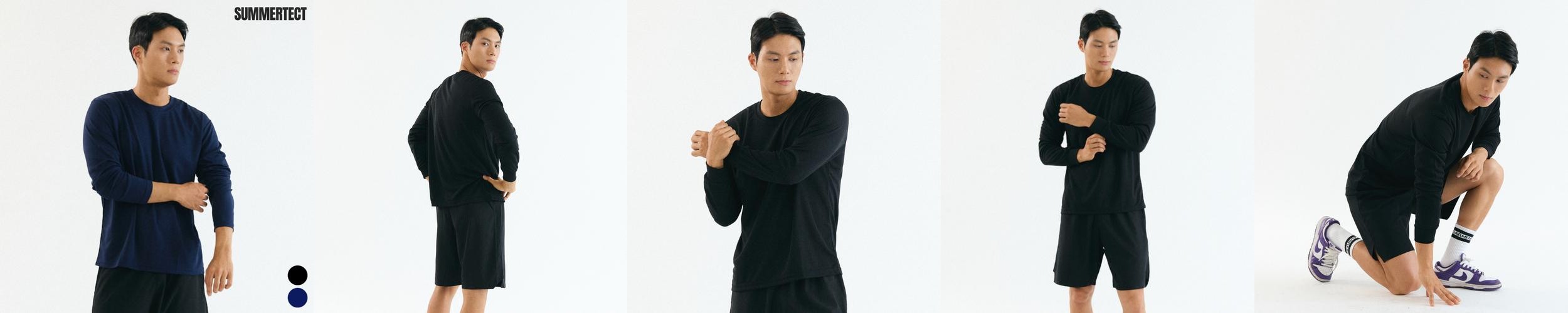 써머텍트 남자 기능성 긴팔 쿨티셔츠 레귤러핏 STTL231 써머텍트 남자 기능성 긴팔 쿨티셔츠 레귤러핏 STTL231