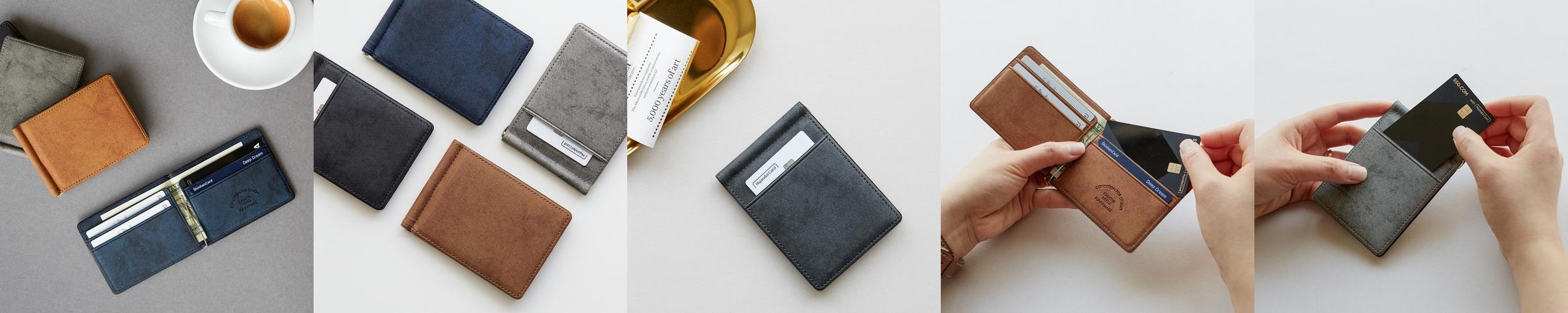 [각인가능] 퍼니메이드 요술지갑 머니클립 골프지갑 애쉬