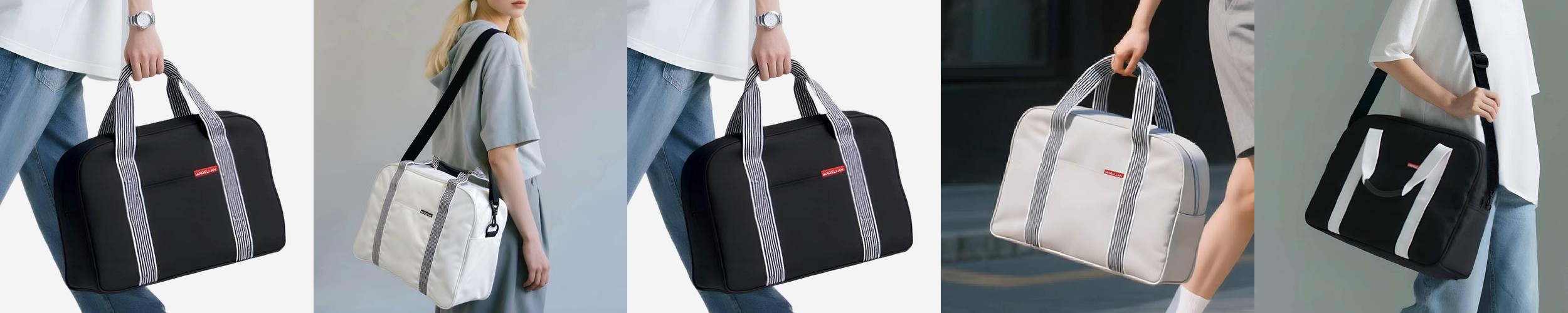 가벼운 여행용 보스턴백 1박2일 천 소형 보스톤백 여행 보조 가방 덴버