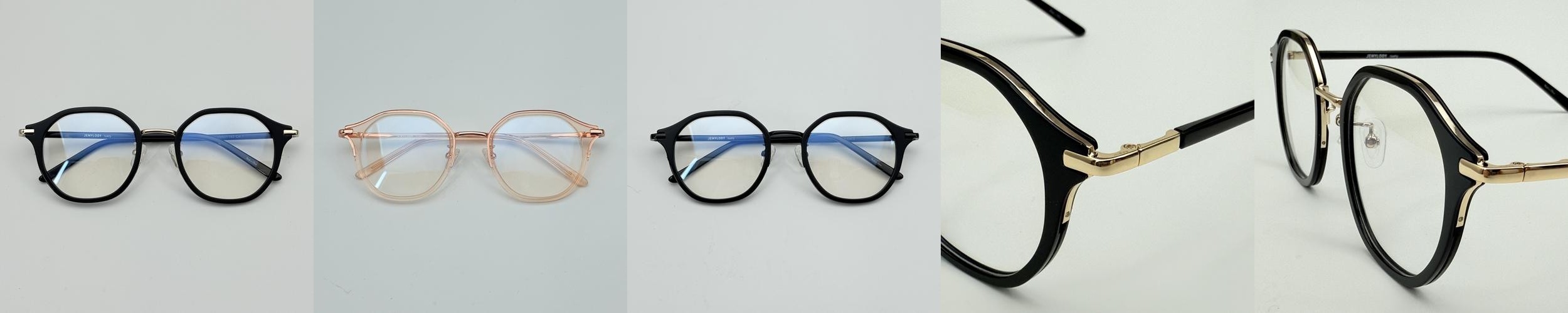 제미로디 투스티 다각형 명품 콤비 뿔테안경 코받침 남자 여자 빅사이즈 큰안경테